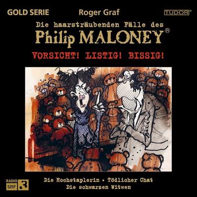 Die haarsträubenden Fälle des Philip Maloney - VORSICHT! LISTIG! BISSIG! - Roger Graf, Audio, 7619911085377