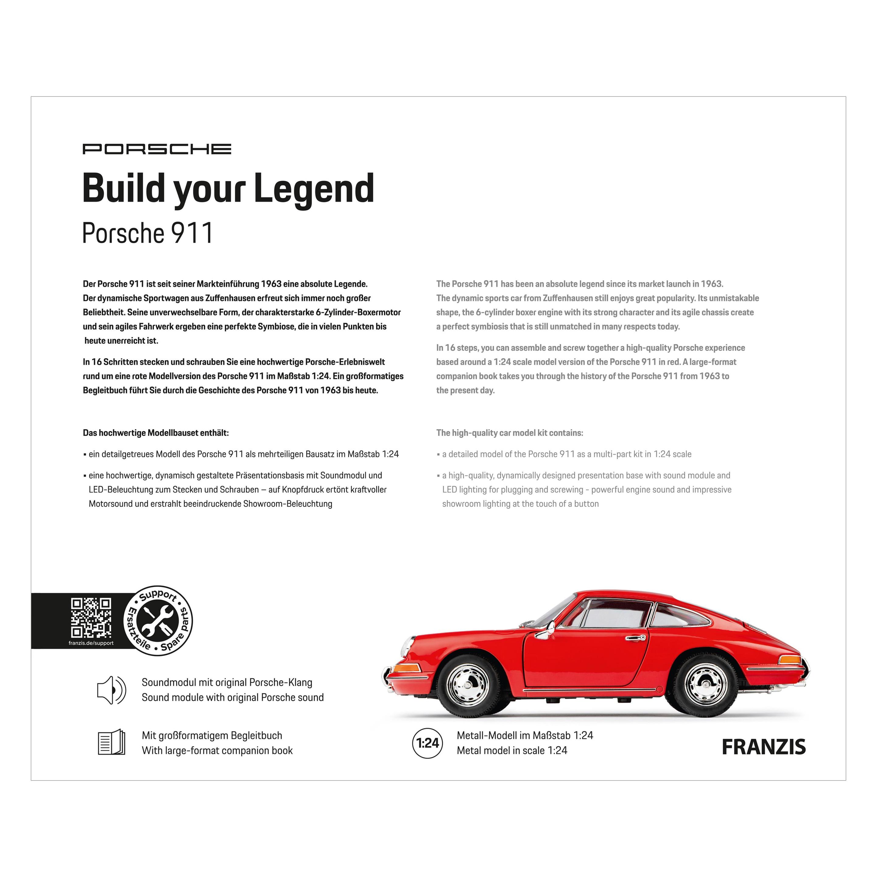Franzis Build Your Legend Porsche 911 (67247)