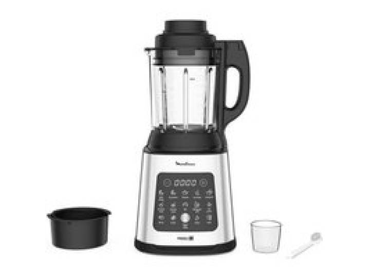 MOULINEX LM83SD10 Perfectmix Cook Blender chauffant Puissance 1400 W 10 programmes automatiques Lames amovibles Panier vapeur