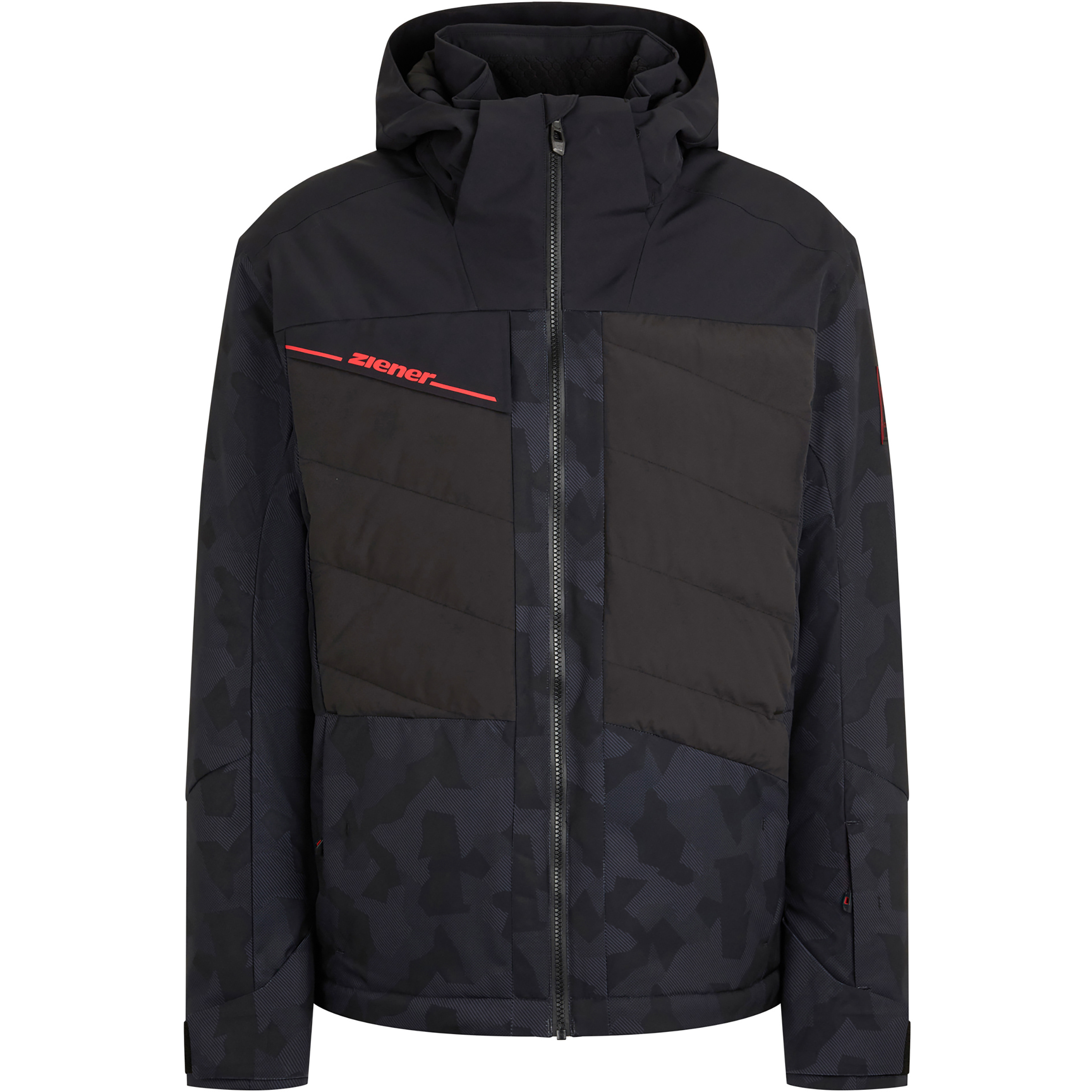 Ziener Tidal-Z Herren Kunstfaserjacke grau Größe XL Skifahren Elastisch Wasserabweisend