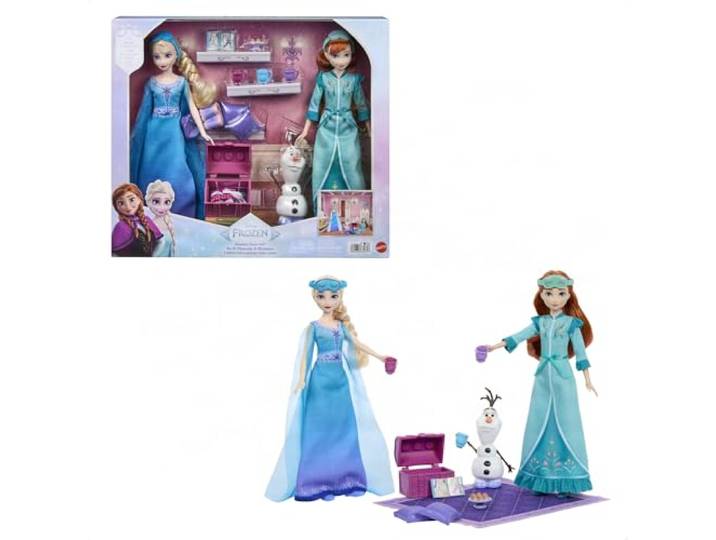 Mattel Disney „Völlig unverfroren: Anna und ELSA Slumber Sister Set, 2 Puppen