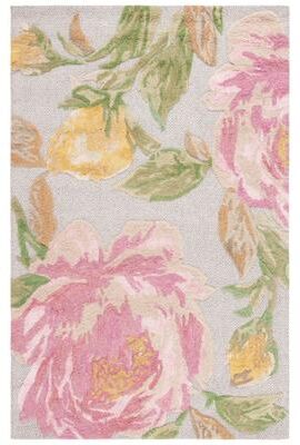 SAFAVIEH Handmade Glamour Mazal Floral Wool Rug
