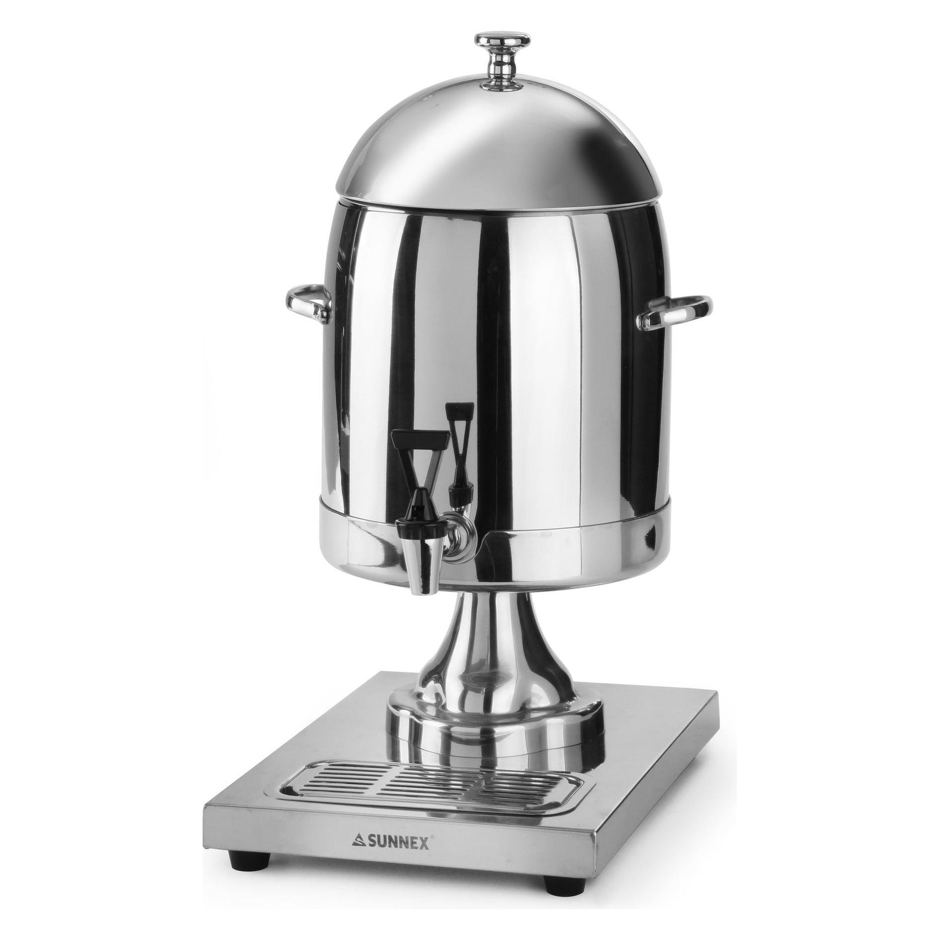 Hendi Milchspender mit Eiszylinder 10,5 l Edelstahl (425343)