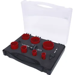 KS Tools Sanitär-Lochsägen-Satz, 9-tlg - 129.5575