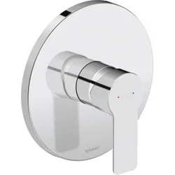 Duravit D-Code Einhebel-Brausemischer Unterputz, 1 Verbraucher, DC4210010010, Farbe: Chrom Hochglanz