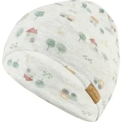 STERNTALER Beanie Häuser, Größe 47 in Silber Silber