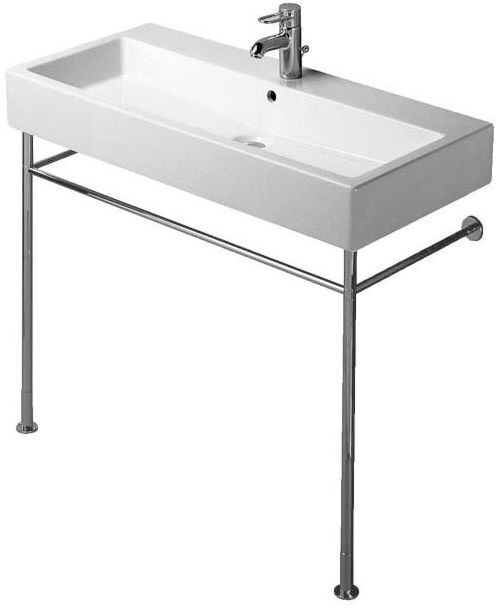 Duravit Vero Metallkonsole 0030671000 höhenverstellbar, chrom, für 045410