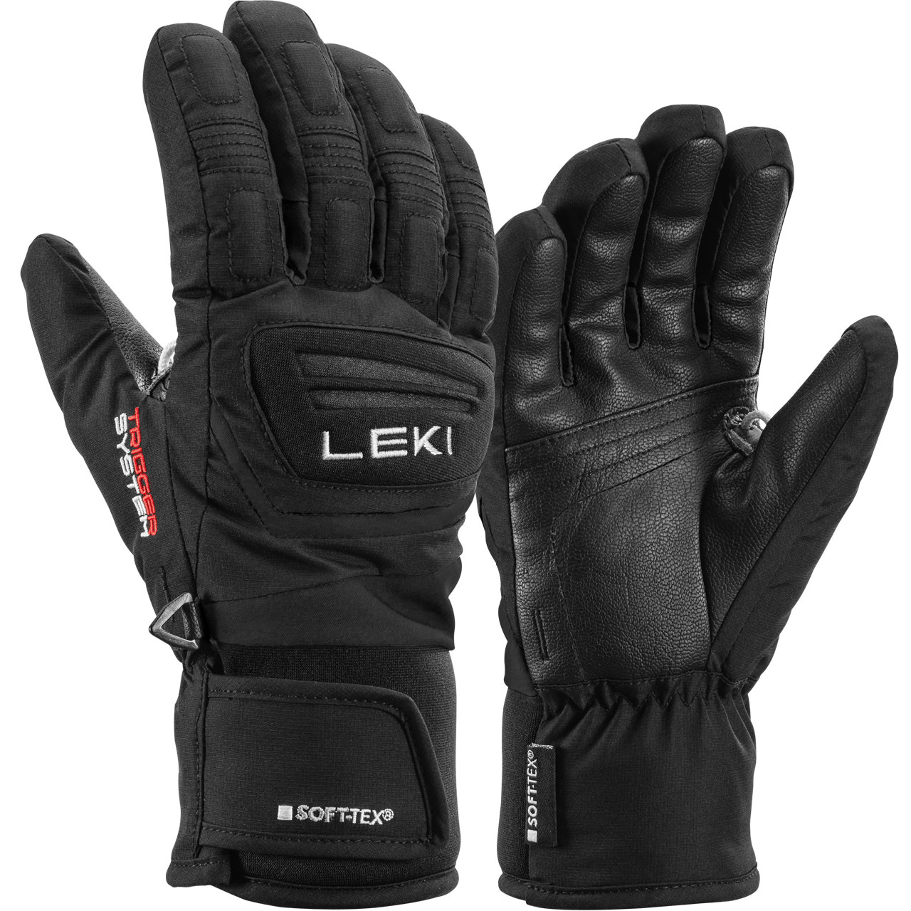 Leki Kinder Skihandschuh GRIFFIN 3D black - 6,0