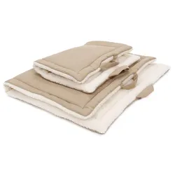 Heim tierdecke, beige, Mikrofaser/Fellimitat