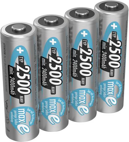 Ansmann maxE HR06 Mignon (AA)-Akku NiMH 2500 mAh 1.2 V 4 St.