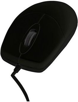 Contour Active Key Vandtæt Medicinsk Usb Mus, Sort