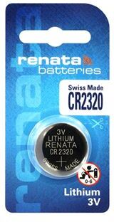 Renata Pile Cr 2320  Batteria Al Litio 3v