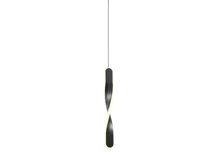 LED Design Pendellampe „Twist“ Schwarz Schuller