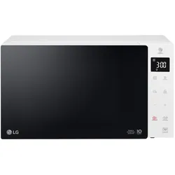 LG Solo-Mikrowelle mit Smart Inverter Technologie I I-Wave Technologie | 23 Liter Kapazität | Leistung: 1000 Watt | MS23NECBW