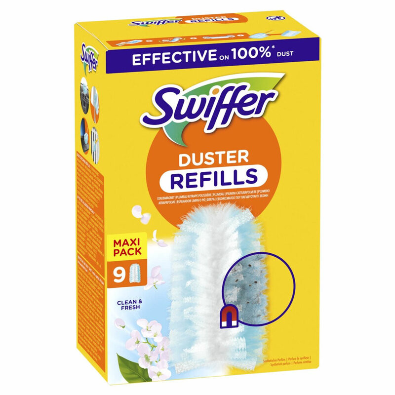 Swiffer Duster Navullingen Schoon en Fris - 6 x 9 stuks - Voordeelverpakking