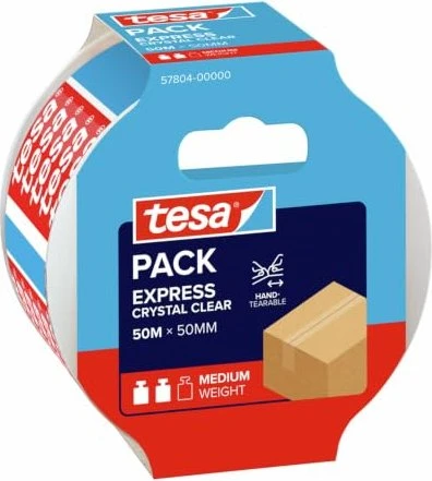 Tesa Express 50m 50mm kristall-klar