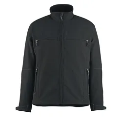 Softshelljacke "DRESDEN" Unique Einfarbig - 3XL - schwarz