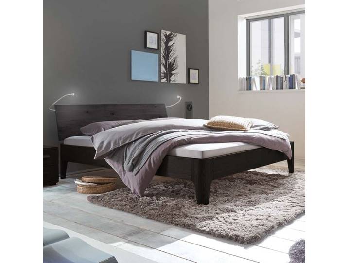 Bett Lugo Komfort Eiche Massivholz 180x200cm