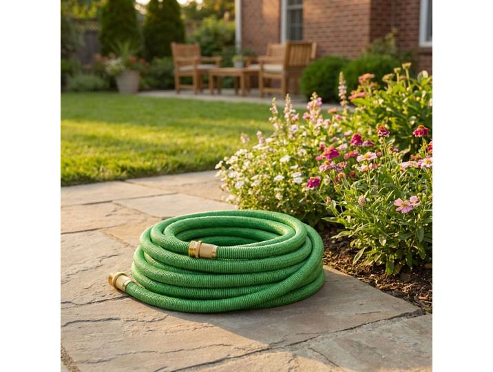 Dehnbarer Profi Gartenschlauch mit Alu-Anschlüssen, 10 - 30 m