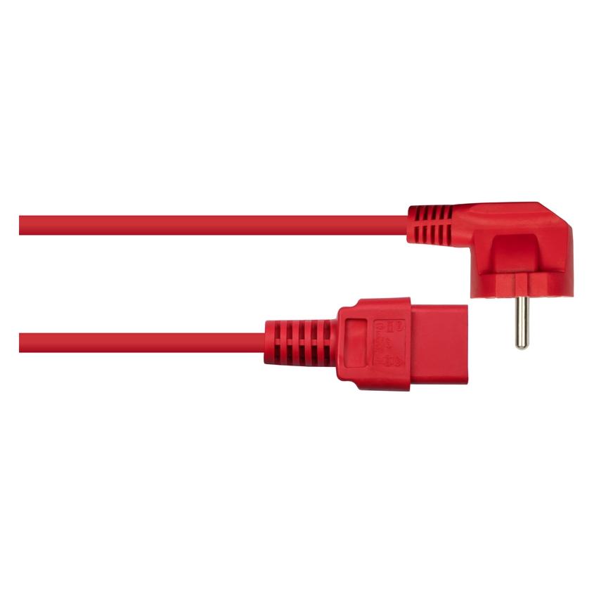Kabelmeister Netzkabel Schutzkontakt-Stecker Typ E+F (1.80 m) (SK0190-R018)
