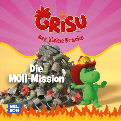 Maxi-Mini Grisu 215: Die Müll-Mission, Taschenbuch von , Nelson, 978-3-8451-2882-5
