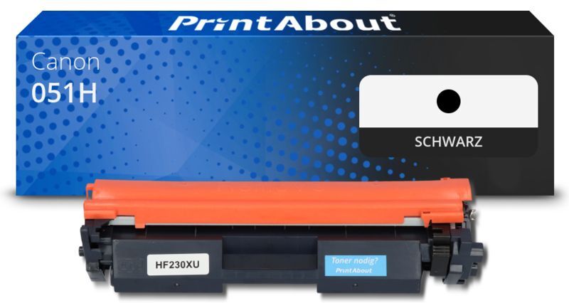 PrintAbout Toner kompatibel mit Canon 051H - Schwarz
