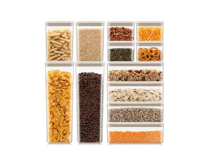 Bodum CANTEEN Set de 12 bocaux de conservation\, 4 x 1L / 2 x 1.2L / 4 x 0.5L / 2 x 2.6L