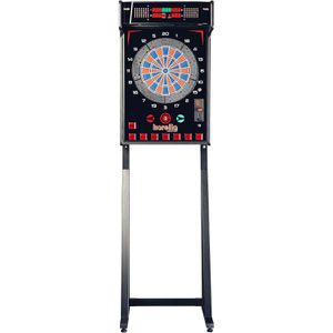 Karella Dartscheibe E-Master mit Münzprüfer, elektronisch, 1 - 4 Spieler, aus Kunststoff, mit Standfuß, für Softdarts