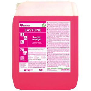 Dreiturm Badreiniger 8003 Sanitärreiniger Easyline, gegen Kalk, Rost & Schmutz, Kanister 10 Liter