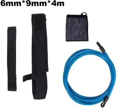 Shop Station Stationary Swim Trainer Belt Swimming Resistance Belt With Adjustable Swim Tether For Pool Training blue