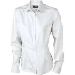 James & Nicholson Damen Twill Bluse langarm JN615