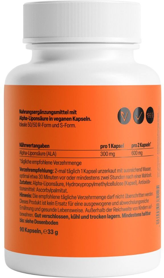 ZeinPharma Alpha Liponsäure 300 mg Kapseln 90 St