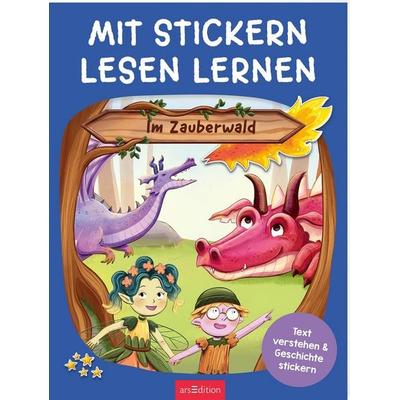 Mit Stickern Lesen lernen – Im Zauberwald, Taschenbuch von Annette Moser, arsedition, 978-3-8458-6739-7