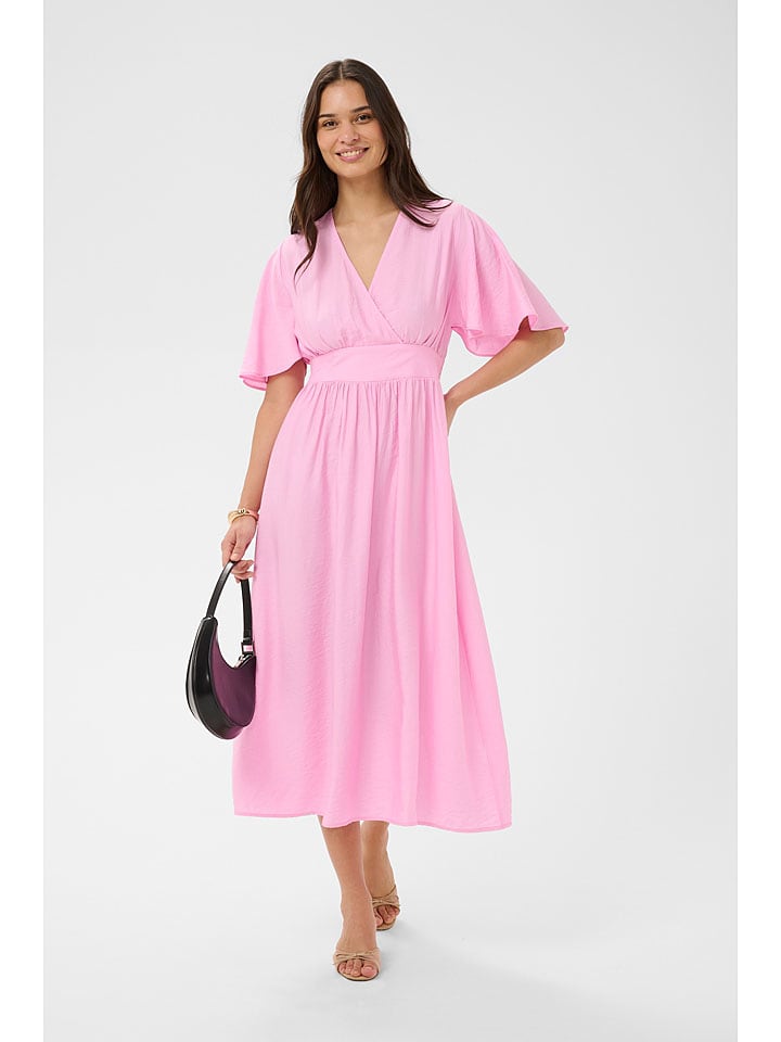 Kaffe Kleid in Rosa - 44