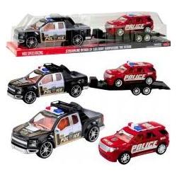 Lean Toys Offroad-Polizeiauto-Set mit Abschleppwagen und Streifenwagen (65614945)