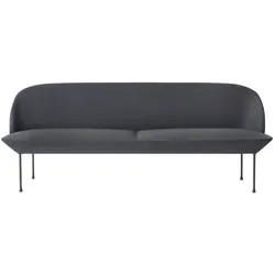 Muuto Oslo Sofa 3-Sitzer, steelcut 180 / schwarz