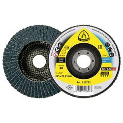 Klingspor 322765 SMT 624 Schleifmopteller, 115 x 22,23 mm Korn 40 gewölbt 115 mm 10 St.