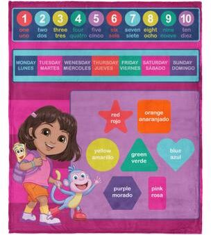 Nickeoldeon Silk Touch Throw Blanket 50x60 inches by THE NORTHWEST GROUP in Dora The Explorer (Size OS)