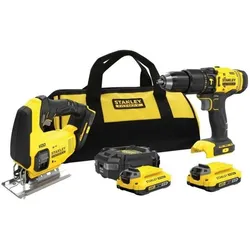 Stanley, Elektrowerkzeug Set, Set V20 SFMCK465D2T (SFMCD711 + SFMCS600) 2x2.0Ah TASCHE