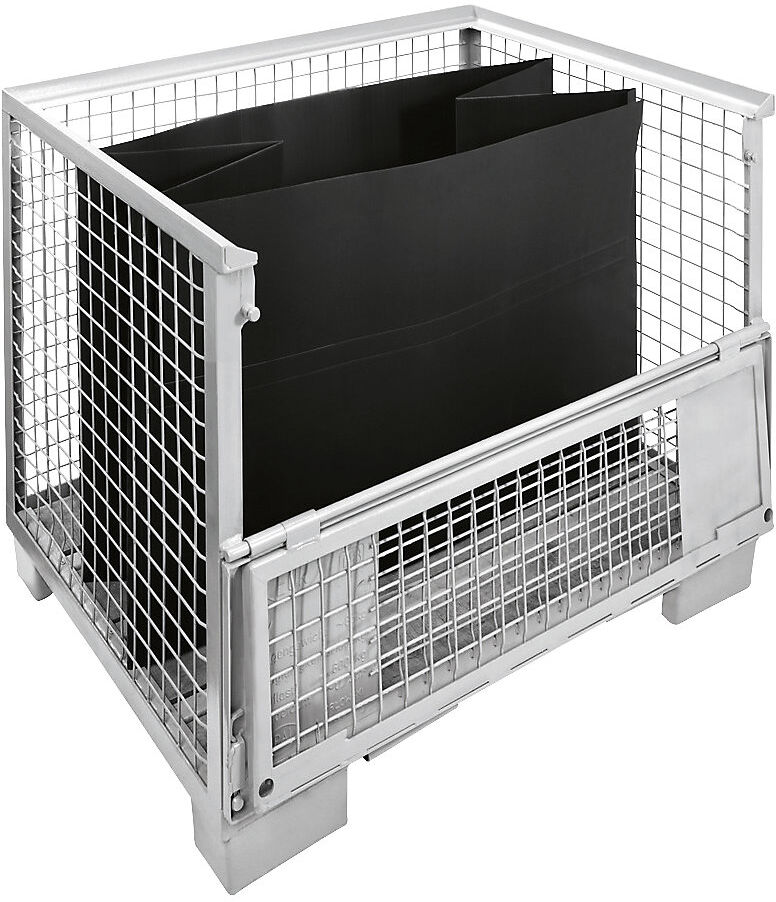 kaiserkraft Gitterboxauskleidung, wetterfest, 330 g/m², LxBxH 1180 x 780 x 780 mm, ab 2 Stk