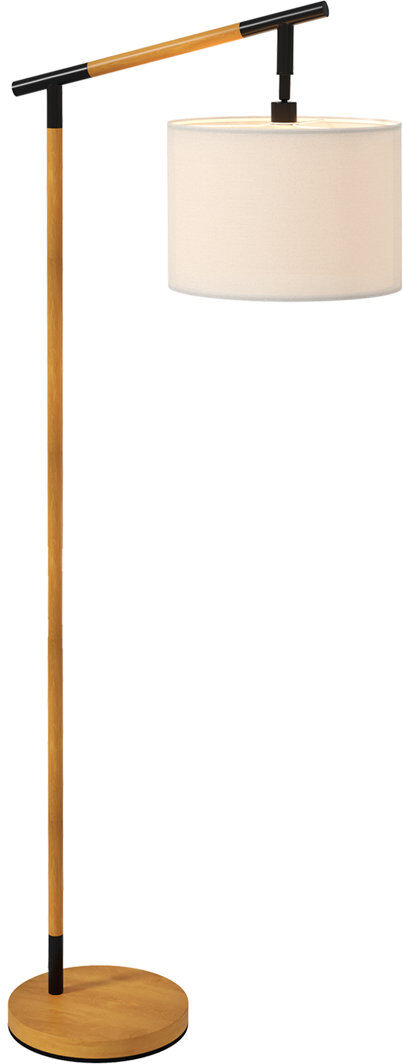 Latitude Run Abdelrahman Modern Floor Lamps with Rotating Lampshade for Living Room Brown Brown 165cm H X 35cm W X 50cm D