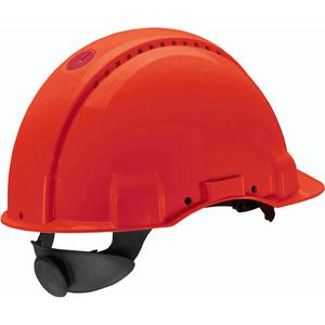 3M Schutzhelm Peltor G3000, G30NUR, EN 397, mit 4-Punkt-System, Größe 53-62, rot