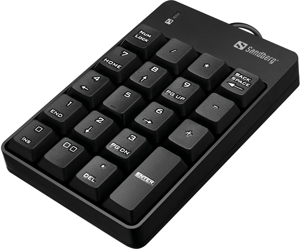 Sandberg USB Wired Numeric Keypad 630-07 - Black