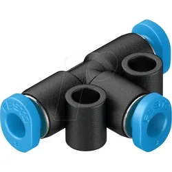 FESTO 153365 - Steckverbindung, T-Form, 3x Ø 3 mm