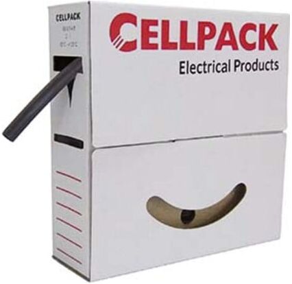 Cellpack Gaine thermorétractable en boîte déroulante 8m SB 12,7-6,4 noir ; BBC Cellpack (127073)