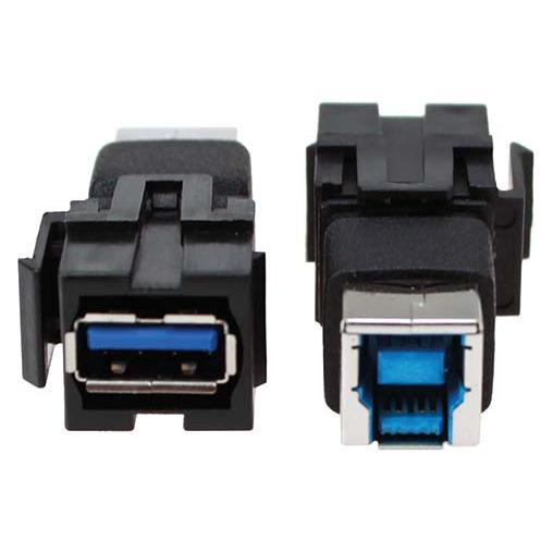 Bachmann Custom Modul 1x USB 3.0 A/B Keystone (917.400)