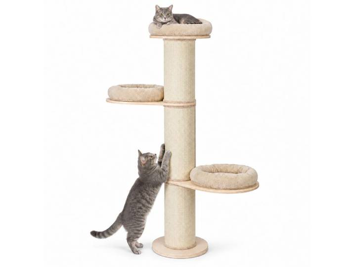 Relaxdays Krabpaal met 3 ligplateaus