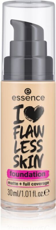 essence I LOVE FLAWLESS SKIN high cover foundation with matt effect shade 30 - Dark Porcelain 30 ml