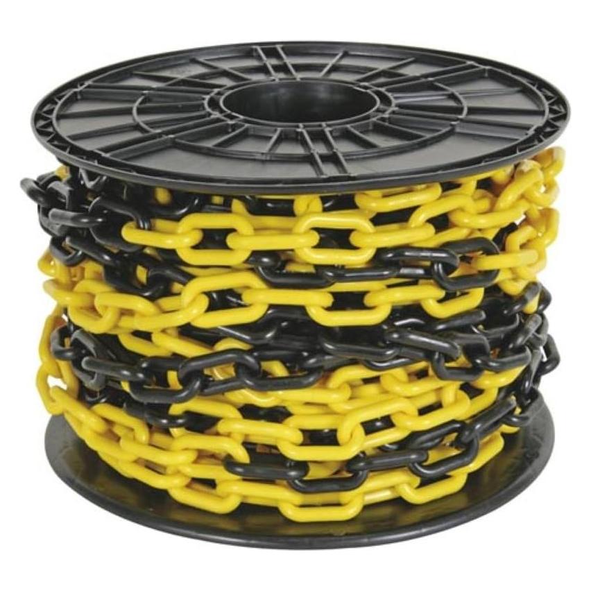 Velleman GELBE/SCHWARZE KETTE 8 mm AUF ROLLE - 25 m (SCR8Y)