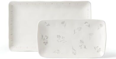 Lenox Oyster Bay 2-Piece Nesting Serving Platters